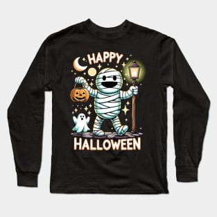 Unique 'Happy Halloween' design Long Sleeve T-Shirt